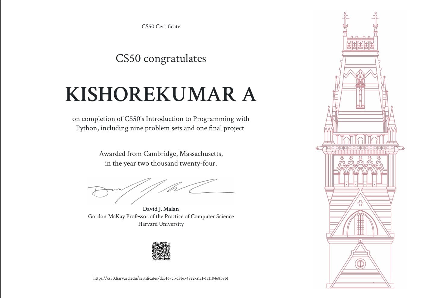 CS50 PYTHON COURSE